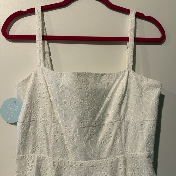 NWT Hill House Margot Dress in White Broderie Anglaise - size medium - Picture 3 of 5